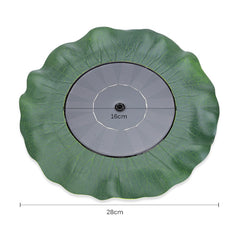 Solar Fountain Outdoor Garden Miniature Lotus Leaf Fountain