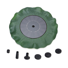 Solar Fountain Outdoor Garden Miniature Lotus Leaf Fountain