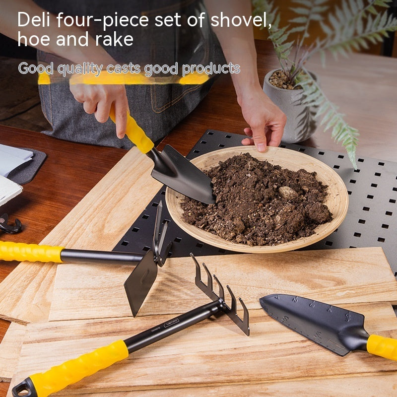 Household Small Gardening Shovel Hoe Four-piece Set