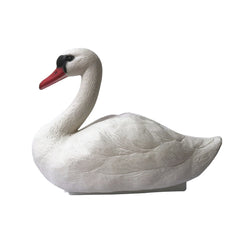 Garden Decoration Plastic White Swan