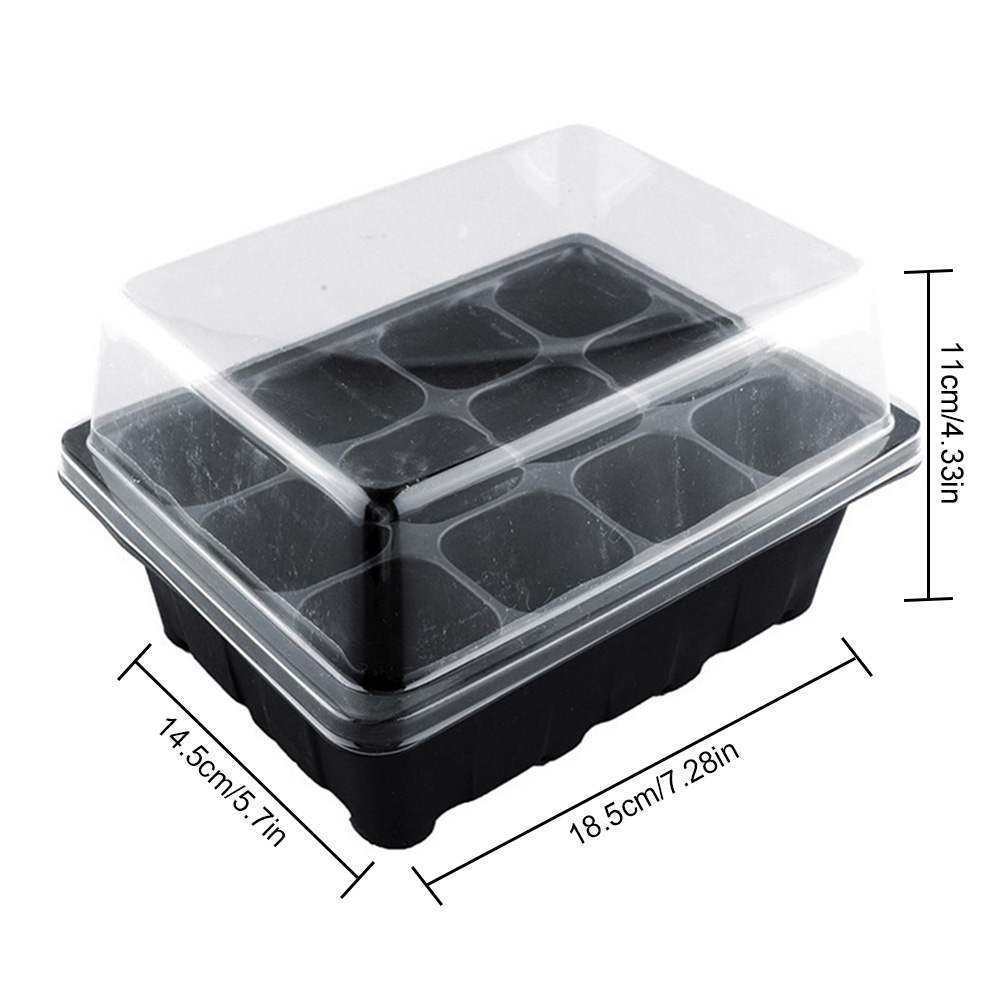 Plastic Nursery Pots Succulent Plant Seeds Germination Tray