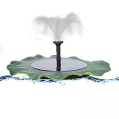 Solar Fountain Outdoor Garden Miniature Lotus Leaf Fountain