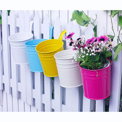 Hanging Flower Pots Garden Pots and Planters Hanger Outdoor Holder Basket for Wall Decoration Garden