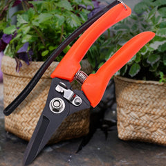 Stainless Steel Black Pruning Garden Scissors