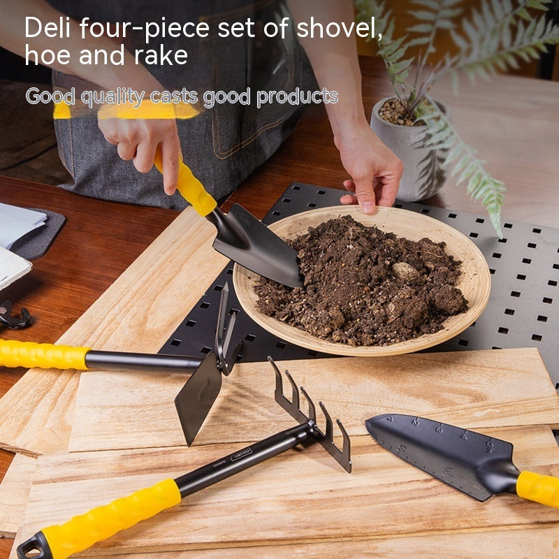 Household Small Gardening Shovel Hoe Four-piece Set