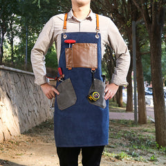 Gardening Baking Salon Denim Workwear Apron