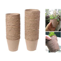 Degradable Nursery Cup Made Of Paper Pulp Flower Pot