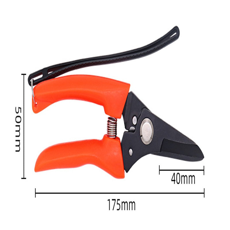 Stainless Steel Black Pruning Garden Scissors