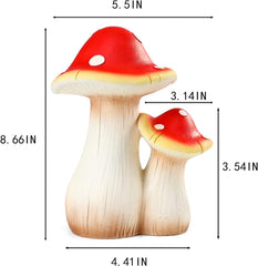 Garden Villa Garden Outdoor Resin Mushroom Decoration