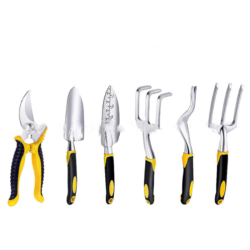 Aluminum Alloy Garden Shovel Outdoor Tools 8-piece Set