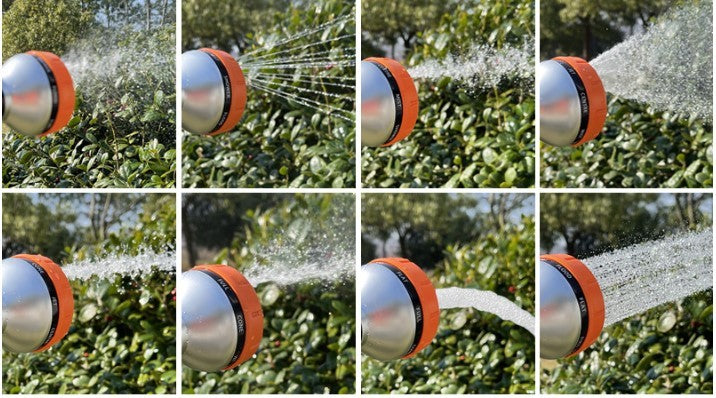 Factory Direct Sales Home Garden Watering Water Pistols Car Wash Push Pull Aluminum Rod Short Tube Water Gun