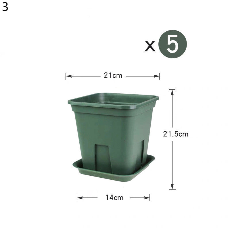 Thicken Root Control Pots Do Not Nest Roots Plastic Gallon Pots Creative Green Rose Clematis Planting Pots