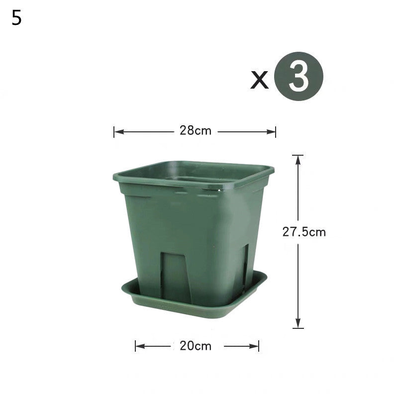 Thicken Root Control Pots Do Not Nest Roots Plastic Gallon Pots Creative Green Rose Clematis Planting Pots