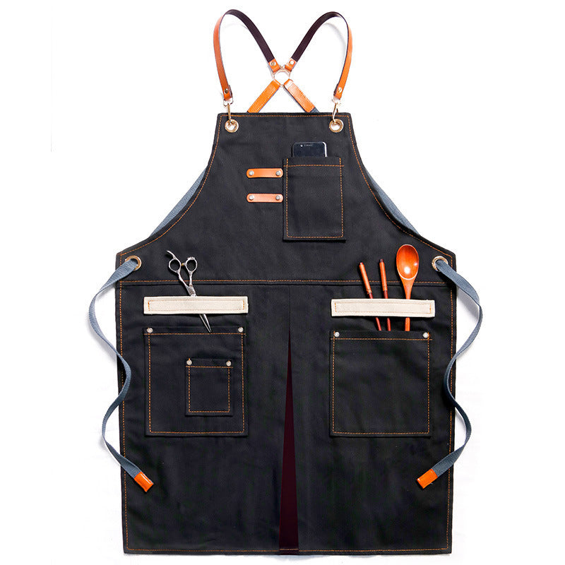 Outdoor Gardening Overalls Barber Barista Apron Whole Body